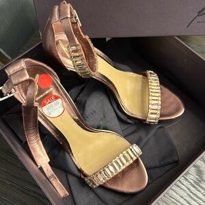 Brian Atwood Ciara little pink crystal heels